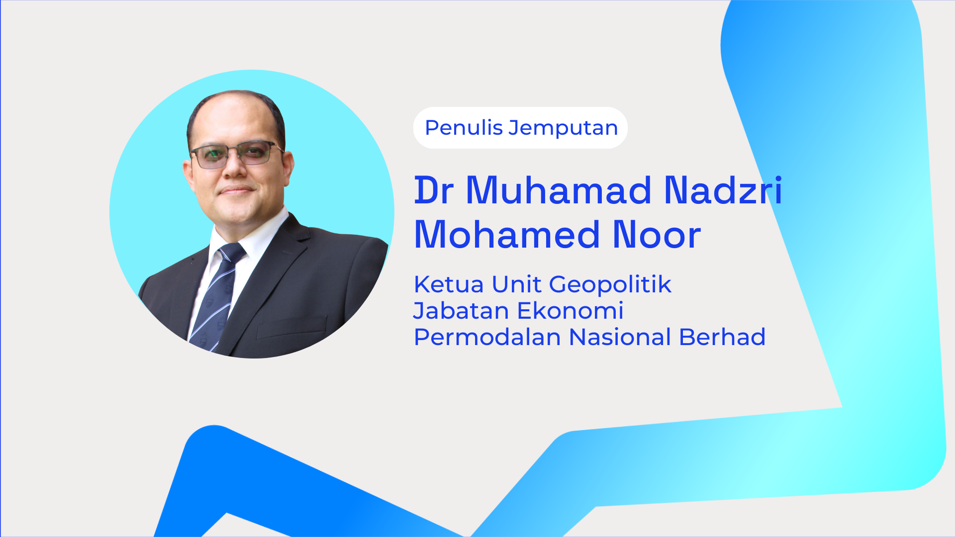 Dr Muhamad Nadzri Mohamed Noor - BM